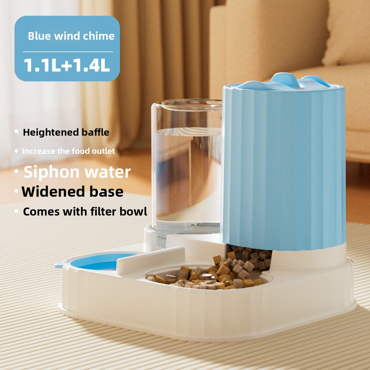 Automatic Pet Food and Water Dispenser