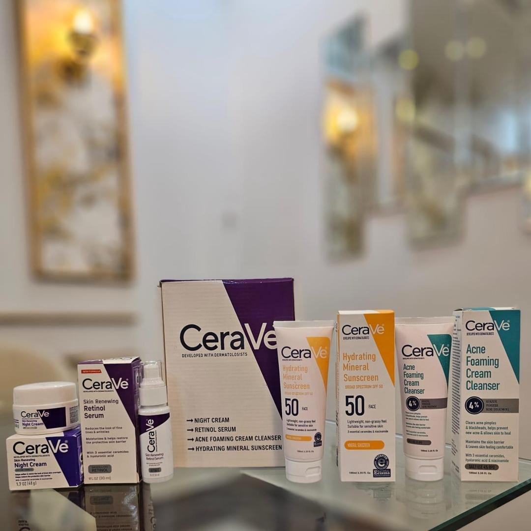 CeraVe-4-piece Facial kit for acne prone skin