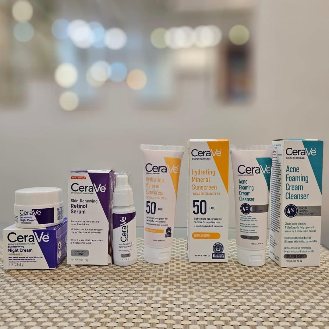 CeraVe-4-piece Facial kit for acne prone skin