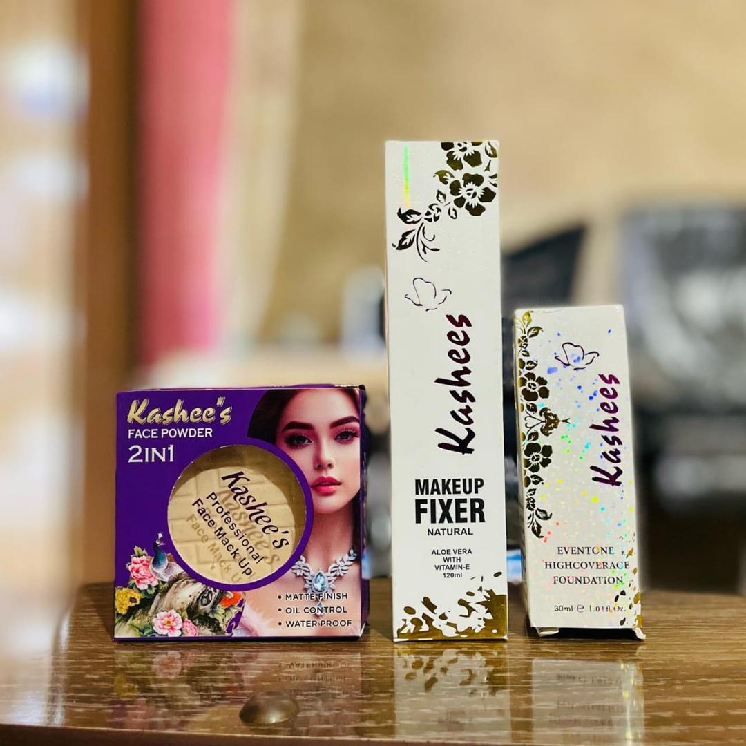 Kashee makeup kits 3-in-1 for brighting skin