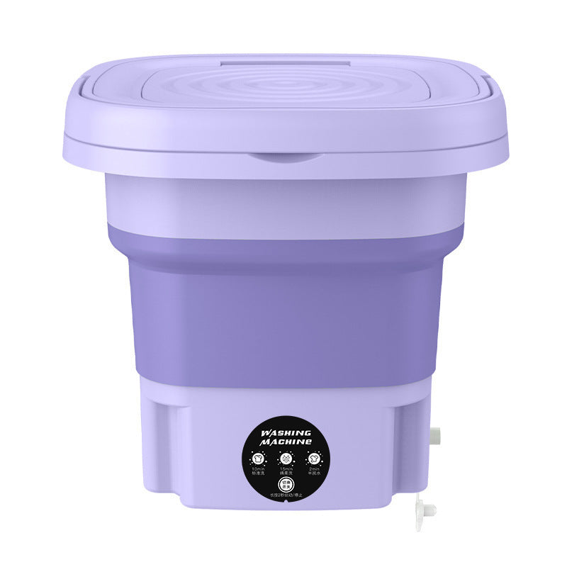 Foldable Mini Blu-ray All-in-One Washing Machine for Student Dormitories