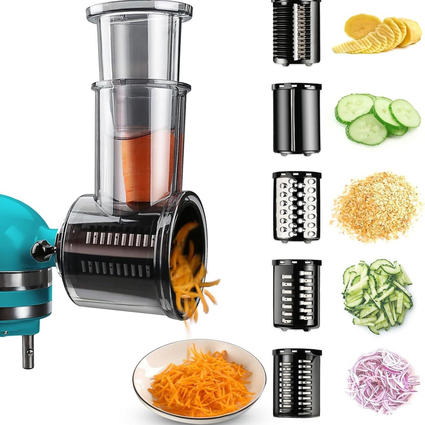 Large-diameter vegetable cutter