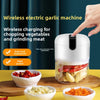 Pumpkin puree machine grinds garlic