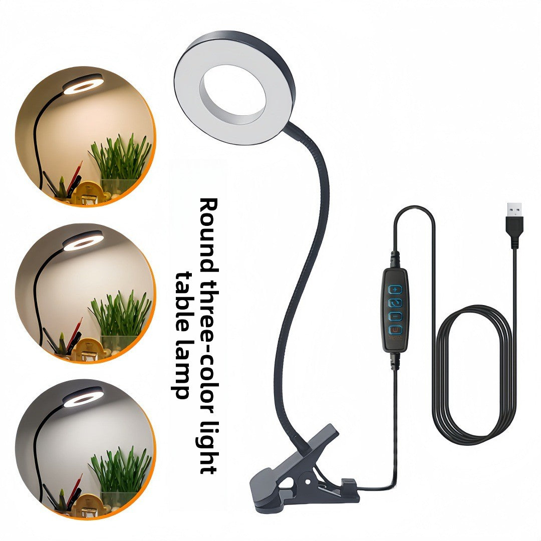 Adjustable USB LED Desk Lamp with Clip