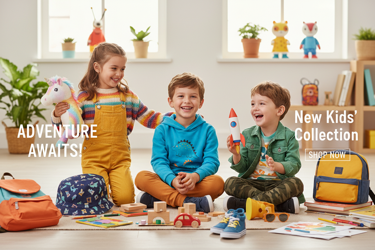Kids Fashion Banner