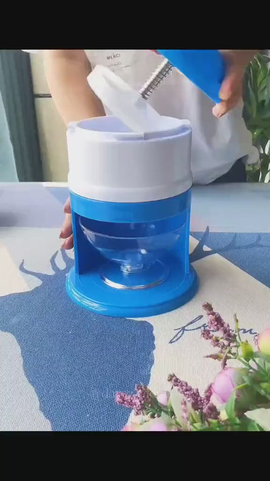 Manual Ice Crushing Shaver Maker Machine Gola Ganda Household Ice Crusher For Refreshing Summer Treats